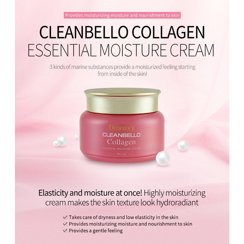Deoproce Cleanbello Collagen Essential Moisture Cream 100ml