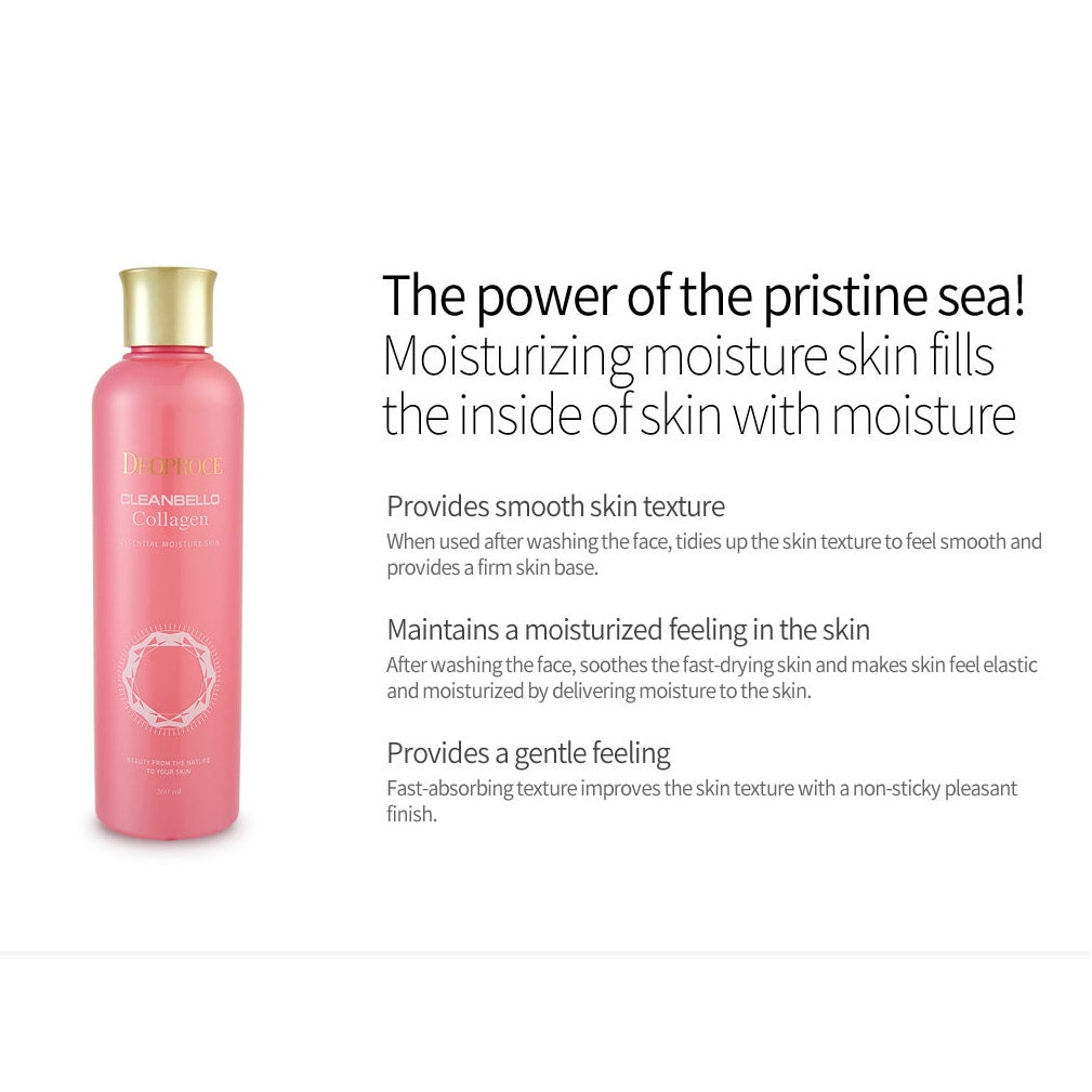 Deoproce Cleanbello Collagen Essential Moisture Skin 260ml