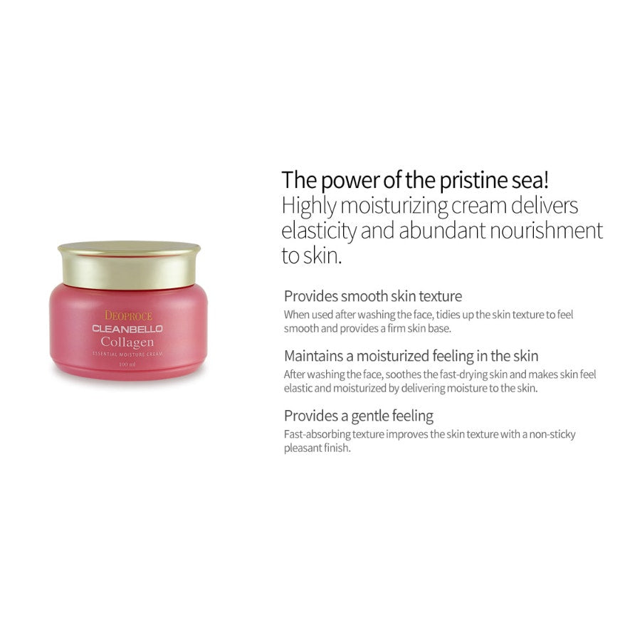 Deoproce Cleanbello Collagen Essential Moisture Cream 100ml