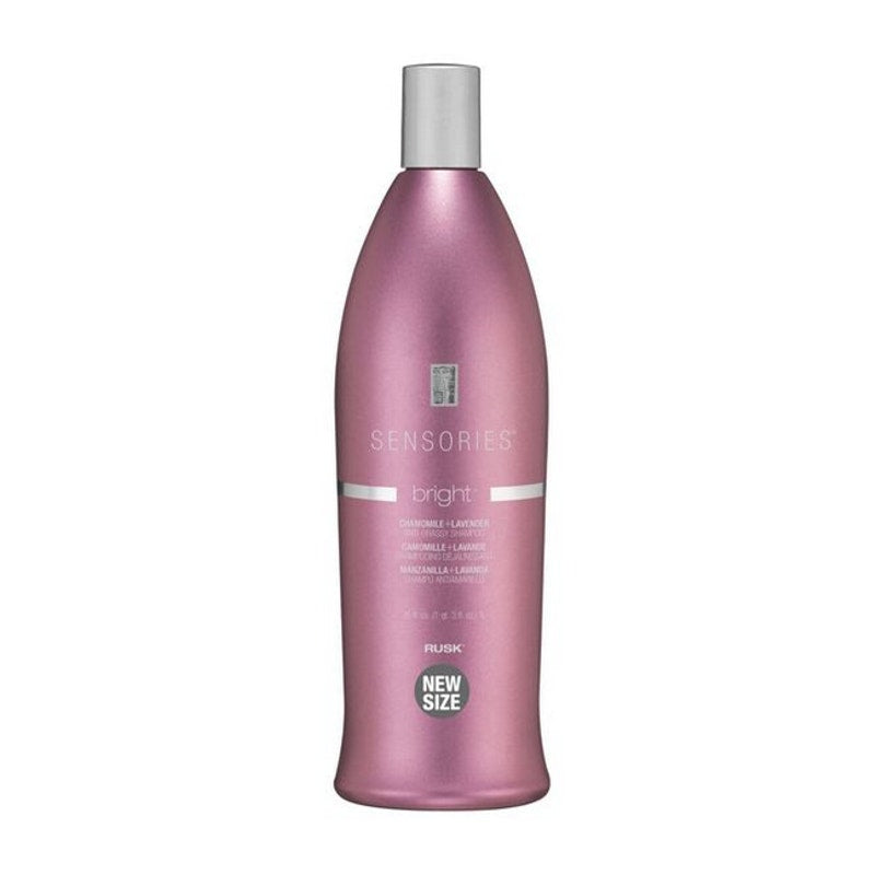 RUSK Sensories Bright Chamomile+Lavender Anti-Brassy Shampoo 35 oz-4 Pack