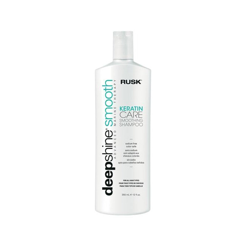 Rusk Keratin Care Smoothing Shampoo - Deepshine 12 fl.oz