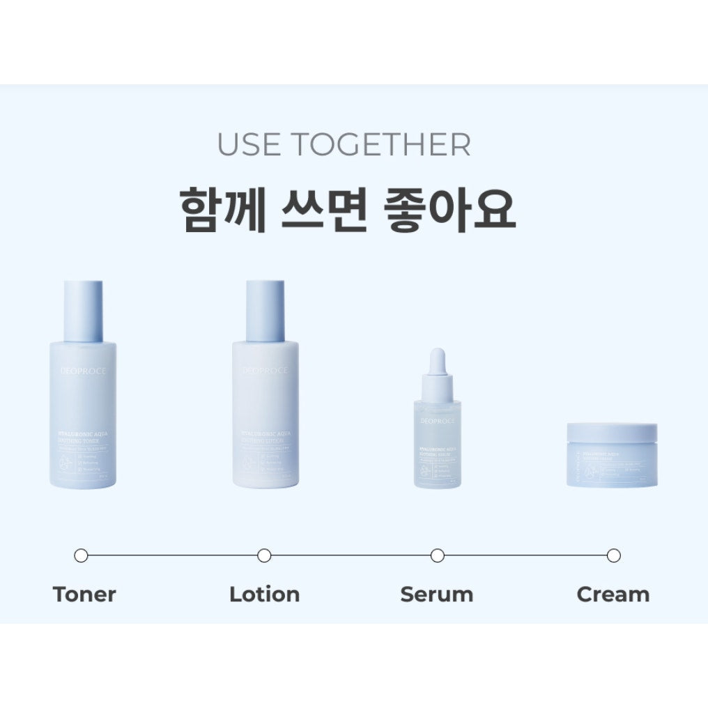 Korean Skincare Hyaluronic Aqua Gift Set, Spa Kit, K-Beauty, Birthday, Holiday