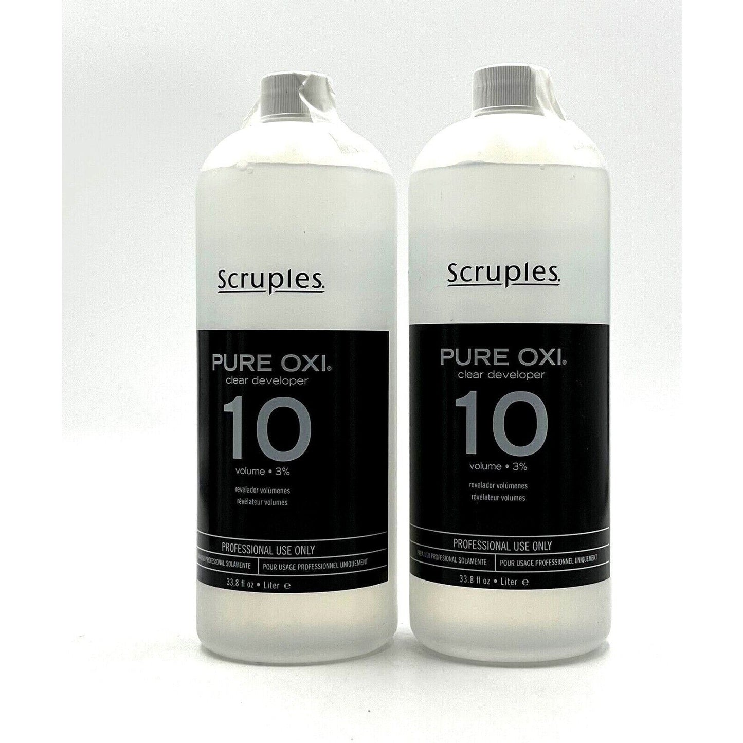 Scruples Pure Oxi 10 Volume Clear Developer 33.8 oz-2 Pack
