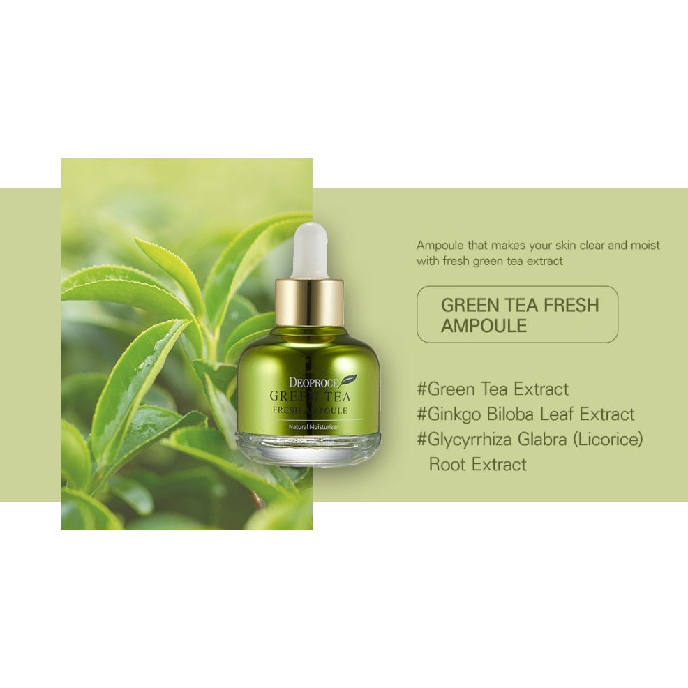 DEOPROCE Green Tea Fresh Ampoule 30ml