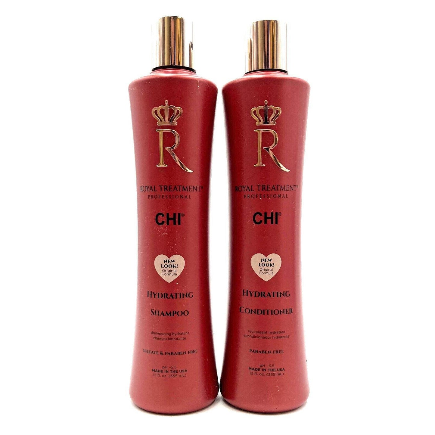 CHI Royal Treatment Hydrating Shampoo & Conditioner 12 oz Duo-New Package