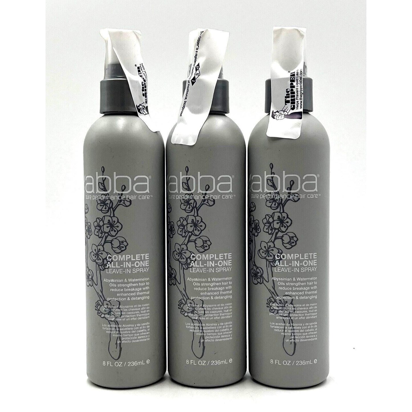 ABBA Complete All-In-One Leave-In Spray 8 oz-3 Pack