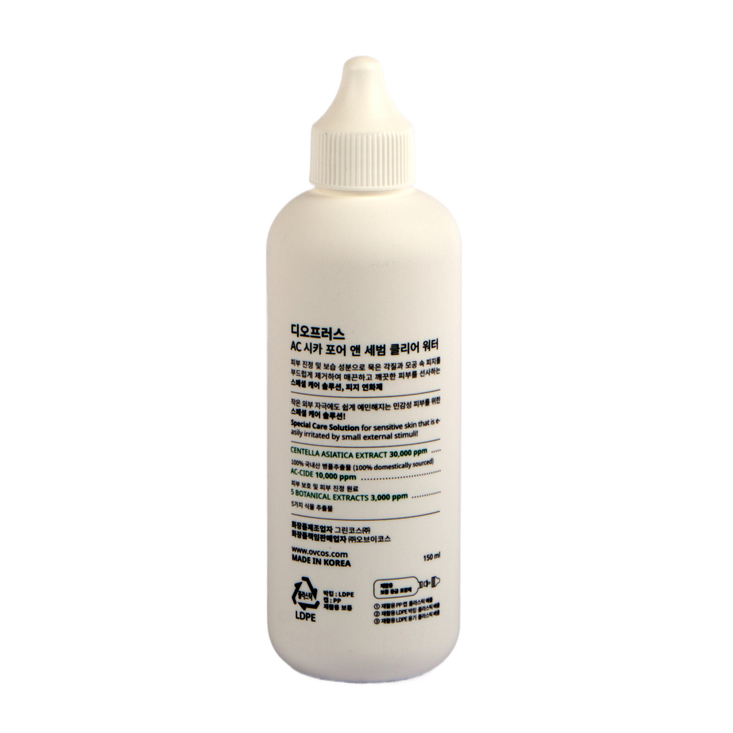 Deoproce AC Cica Pore & Sebum Clear Water 150 ml