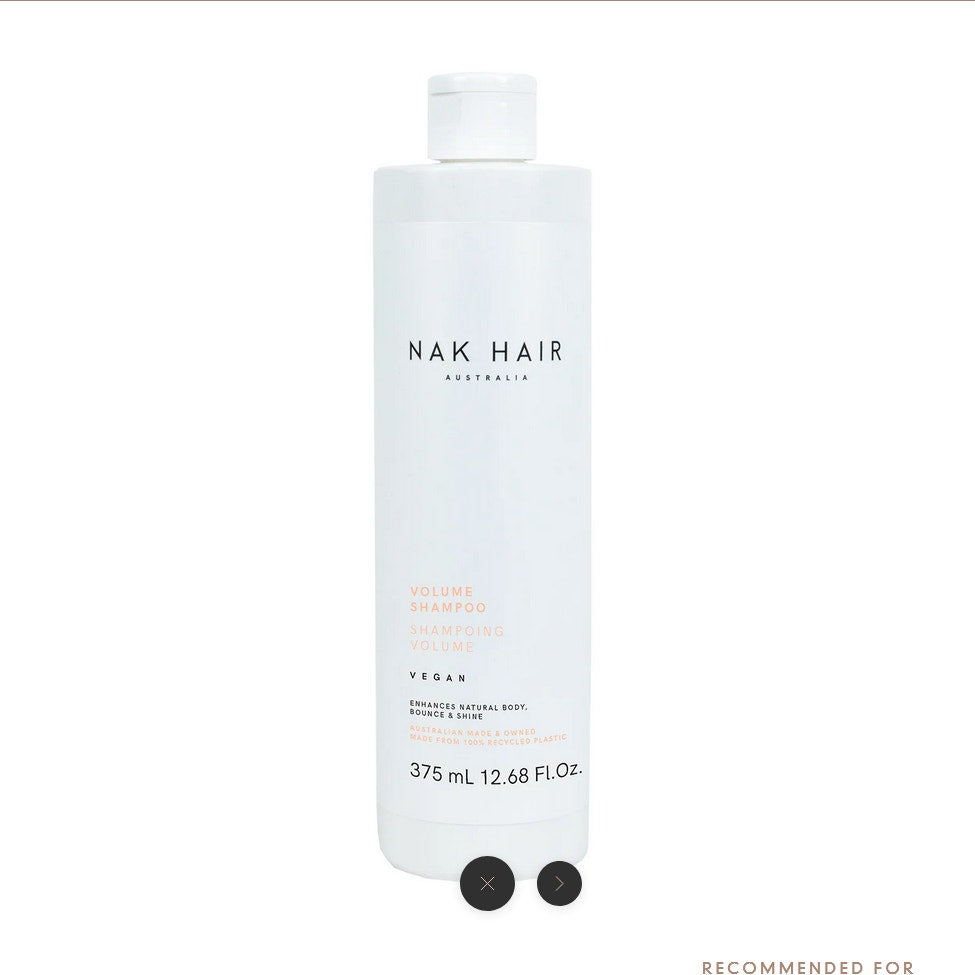 Nak NAK - Volume Shampoo & Conditioner Litre