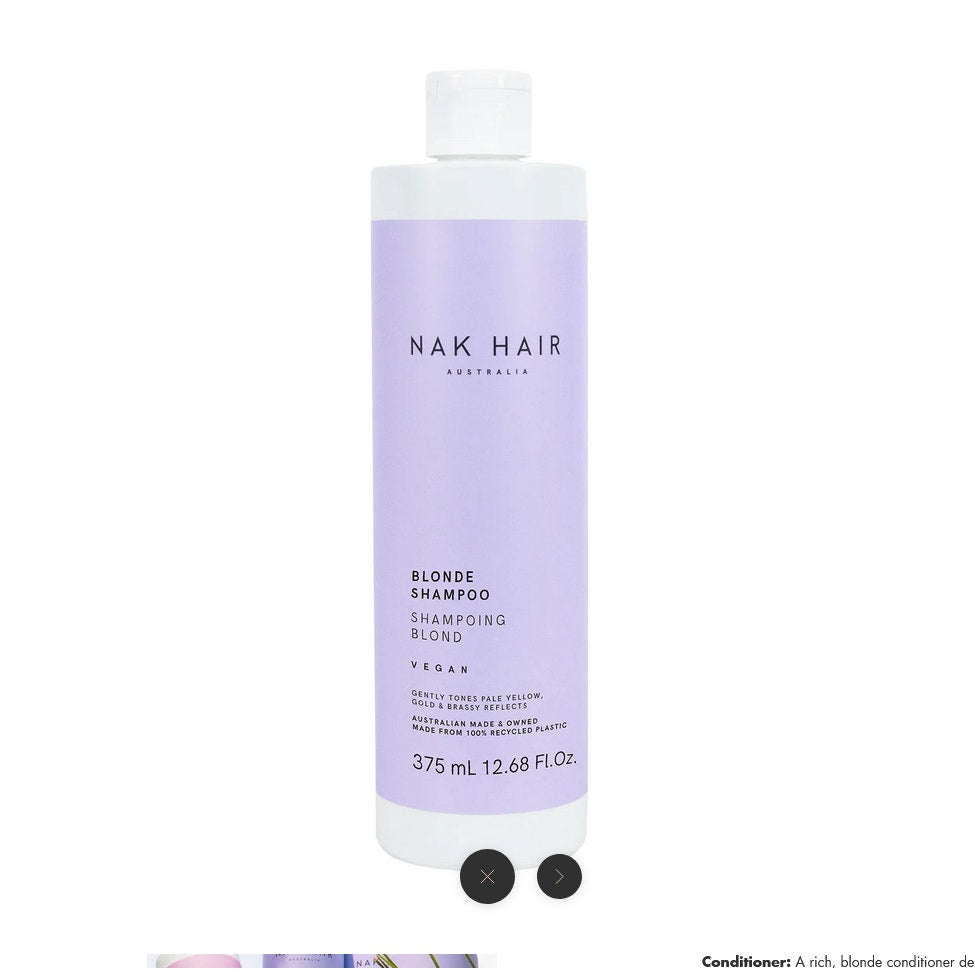 NAK - Blonde Shampoo Litre