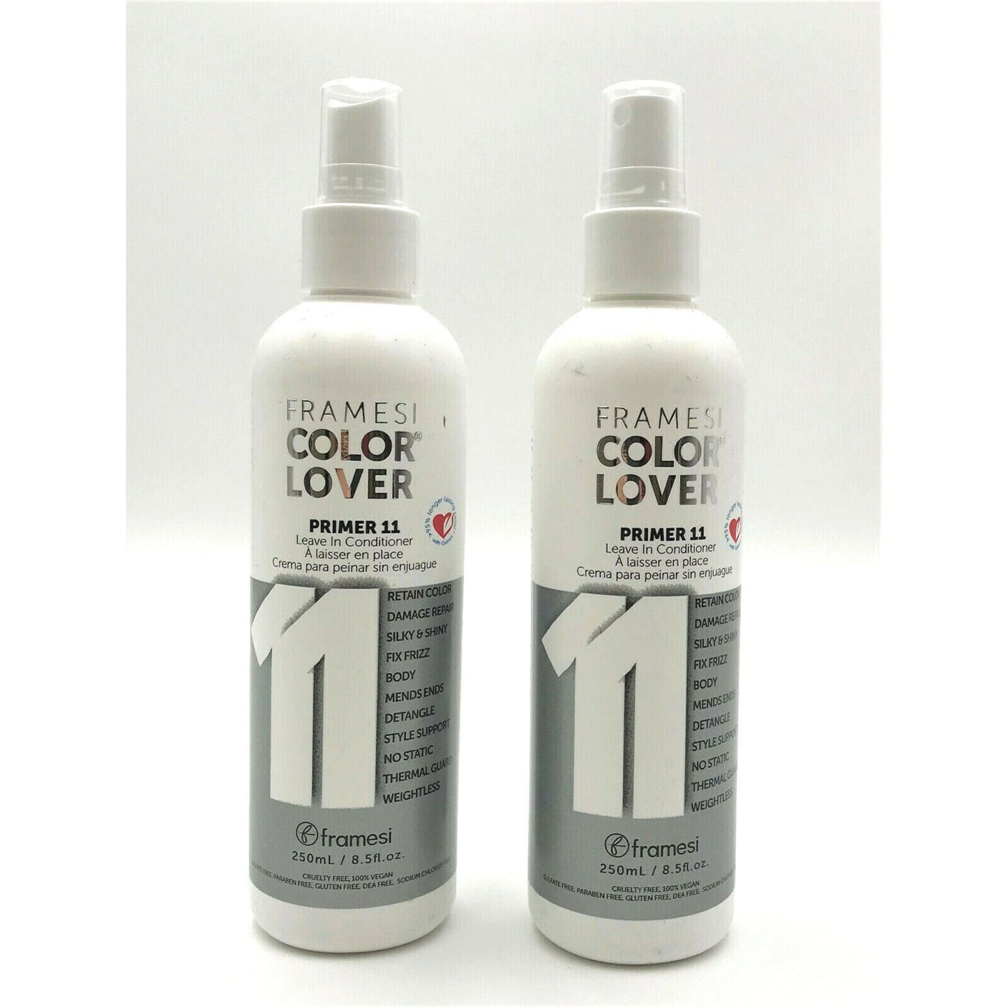 Framesi Color Lover Primer 11 Leave In Conditioner 8.5 oz-2 Pack