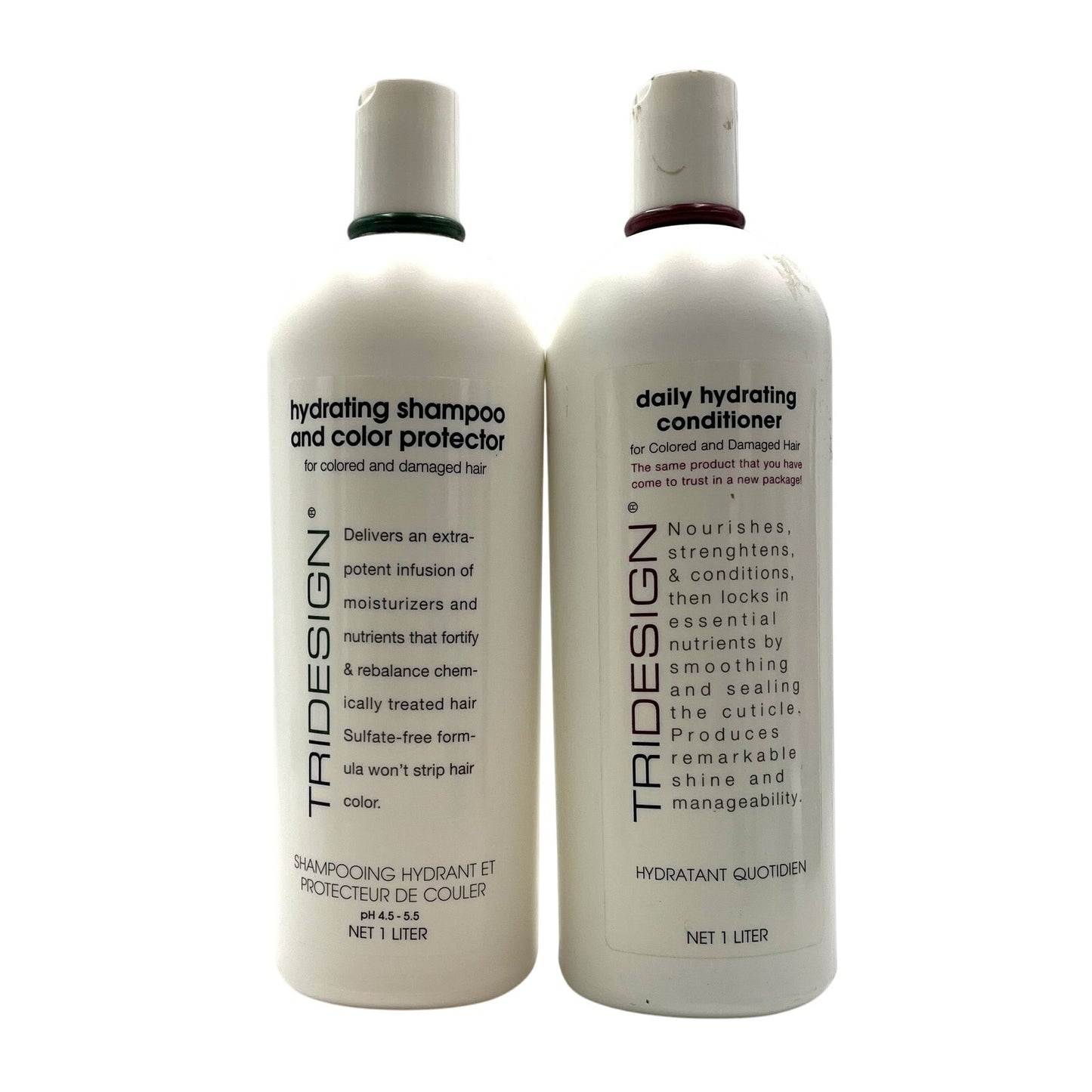 TRI TRIDESIGN Daily Hydrating Shampoo & Conditioner 33.8 fl.oz Duo