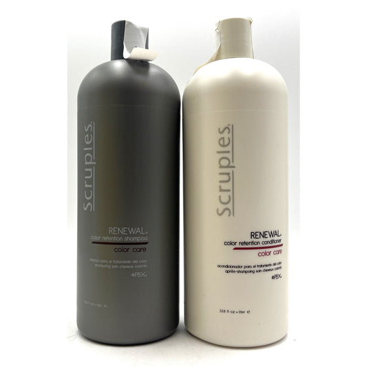 Scruples Renewal Color Retention Shampoo & Conditioner Liter 33.8 fl.oz Duo