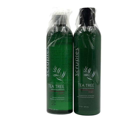 Scruples Tea Tree Refreshing Shampoo & Conditioner 8 fl.oz Duo