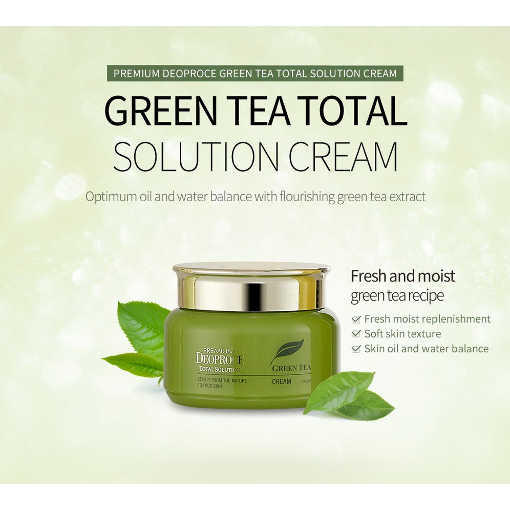 Korean Skincare Green Tea Gift Set, Spa Kit, K-Beauty, Birthday, Holiday