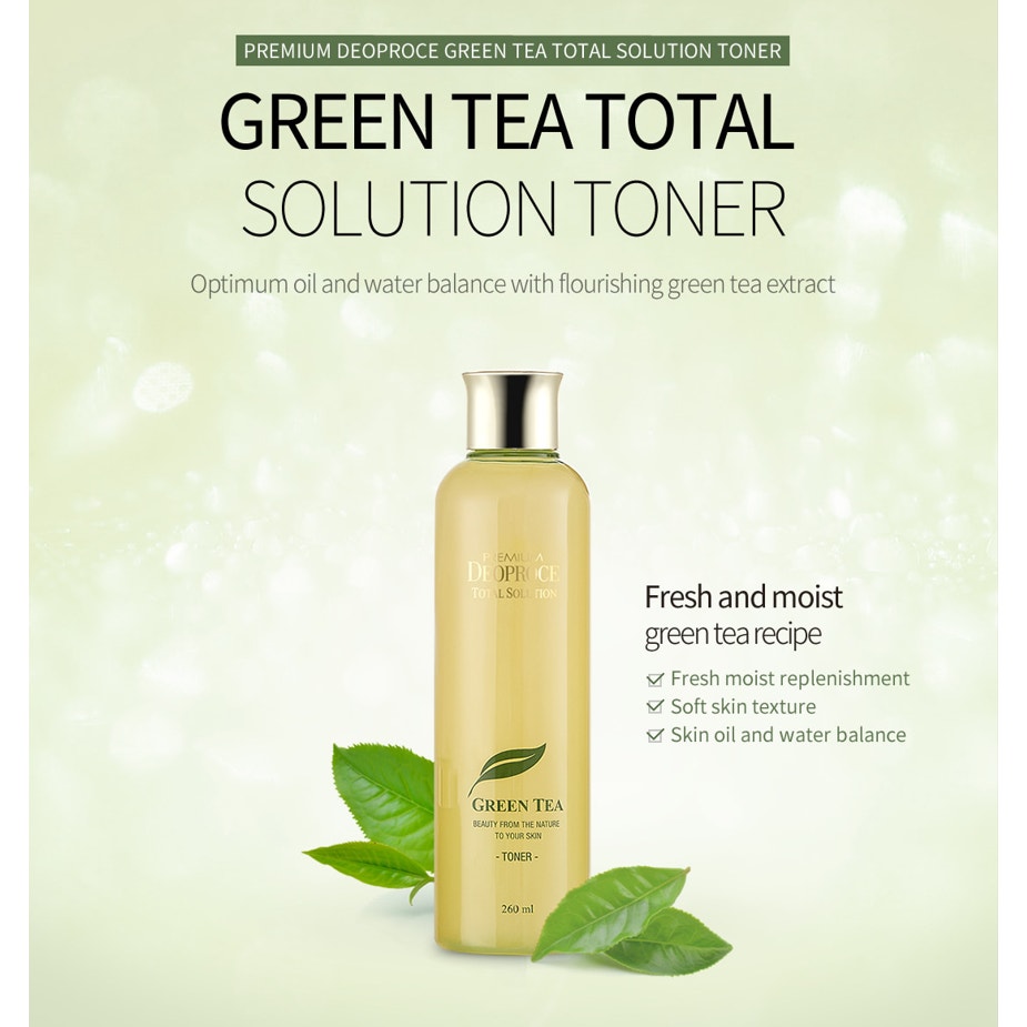 Korean Skincare Green Tea Gift Set, Spa Kit, K-Beauty, Birthday, Holiday