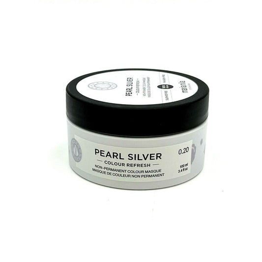 Maria Nila Pearl Silver Colour Refresh Non-Permanent Colour Masque 3.4 oz