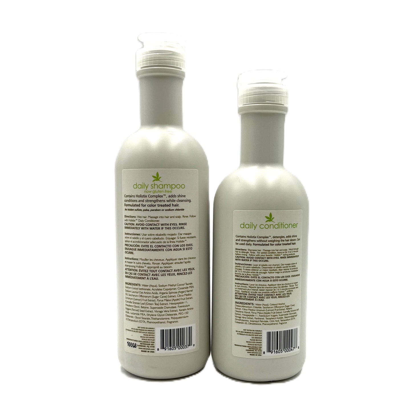 Holistix Daily Shampoo 12 fl.oz & Conditioner 10 fl.oz Duo