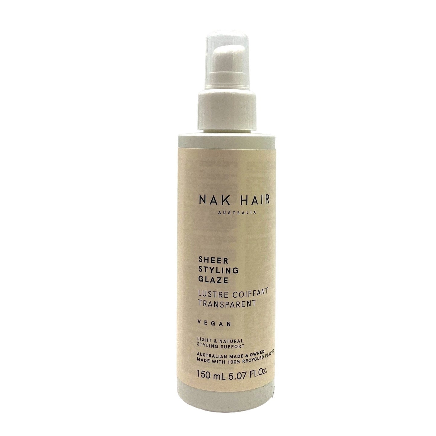 Nak Hair Australia Sheer Styling Glaze 5.07 fl.oz