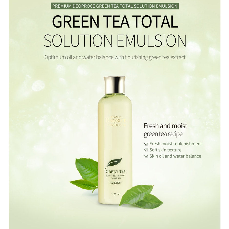 Korean Skincare Green Tea Gift Set, Spa Kit, K-Beauty, Birthday, Holiday