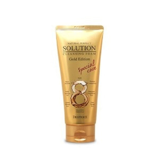 Deoproce Natural Perfect Solution Cleansing Foam Gold Edition 170g