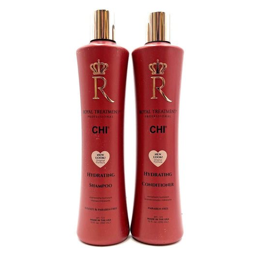 CHI Royal Treatment Hydrating Shampoo & Conditioner 12 oz Duo-New Package