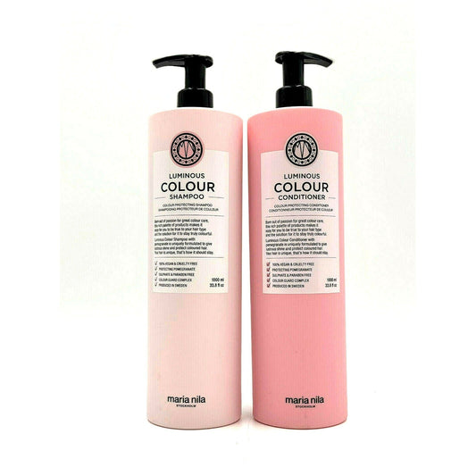 Maria Nila Luminous Colour Protecting Shampoo & Conditioner 33.8 oz Duo
