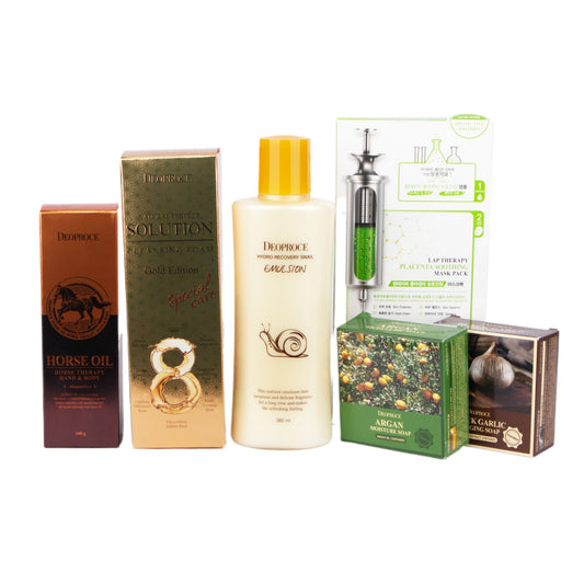 Korean Skincare Snail Emulsion Gift Set, Spa Kit, K-Beauty, Birthday, Holiday