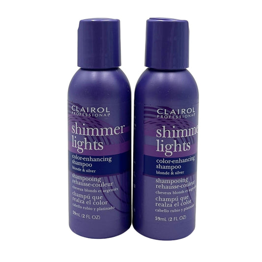 Clairol Shimmer Lights Color Enhancing Shampoo & Conditioner 2 fl.oz Duo