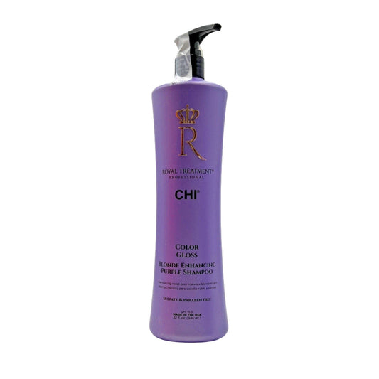 CHI Royal Treatment Color Gloss Blonde Enhancing Purple Shampoo 32 oz