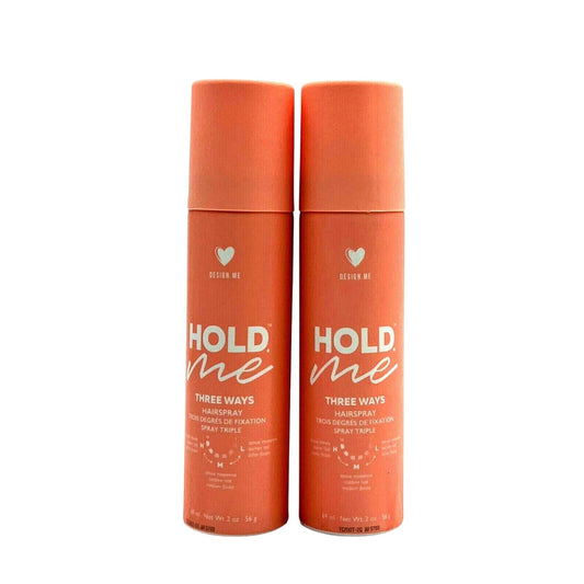 DesignMe Hold.Me Three Ways Hairspray 2 oz-Pack of 2
