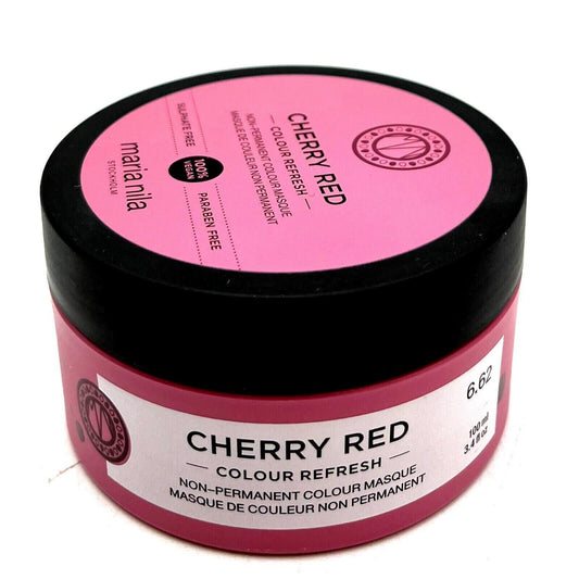 Maria Nila Cherry Red Colour Refresh Non-PErmanent Colour Masque 3.4 oz