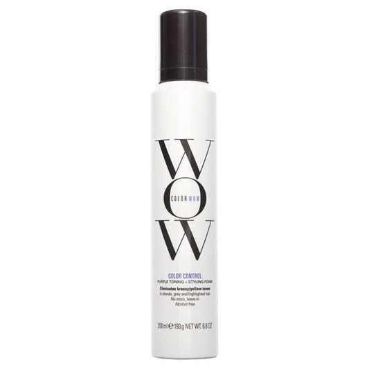 Color Wow  Color Control Purple Toning + Styling Foam for Light Hair 6.8 fl.oz