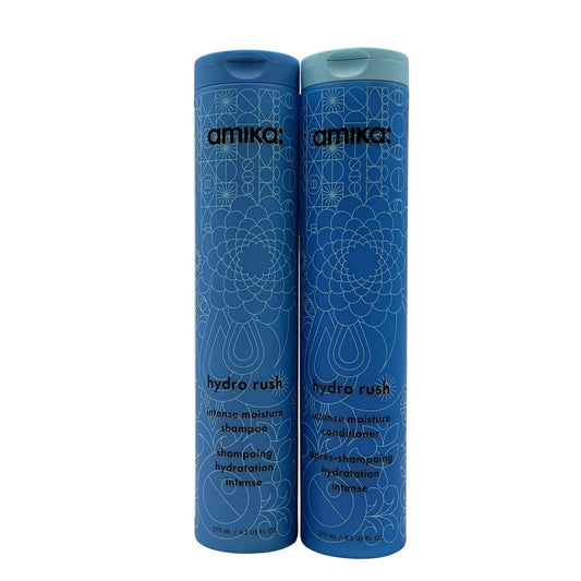 Amika Hydro Rush Intense Moisture Shampoo & Conditioner 9.2 fl.oz Duo