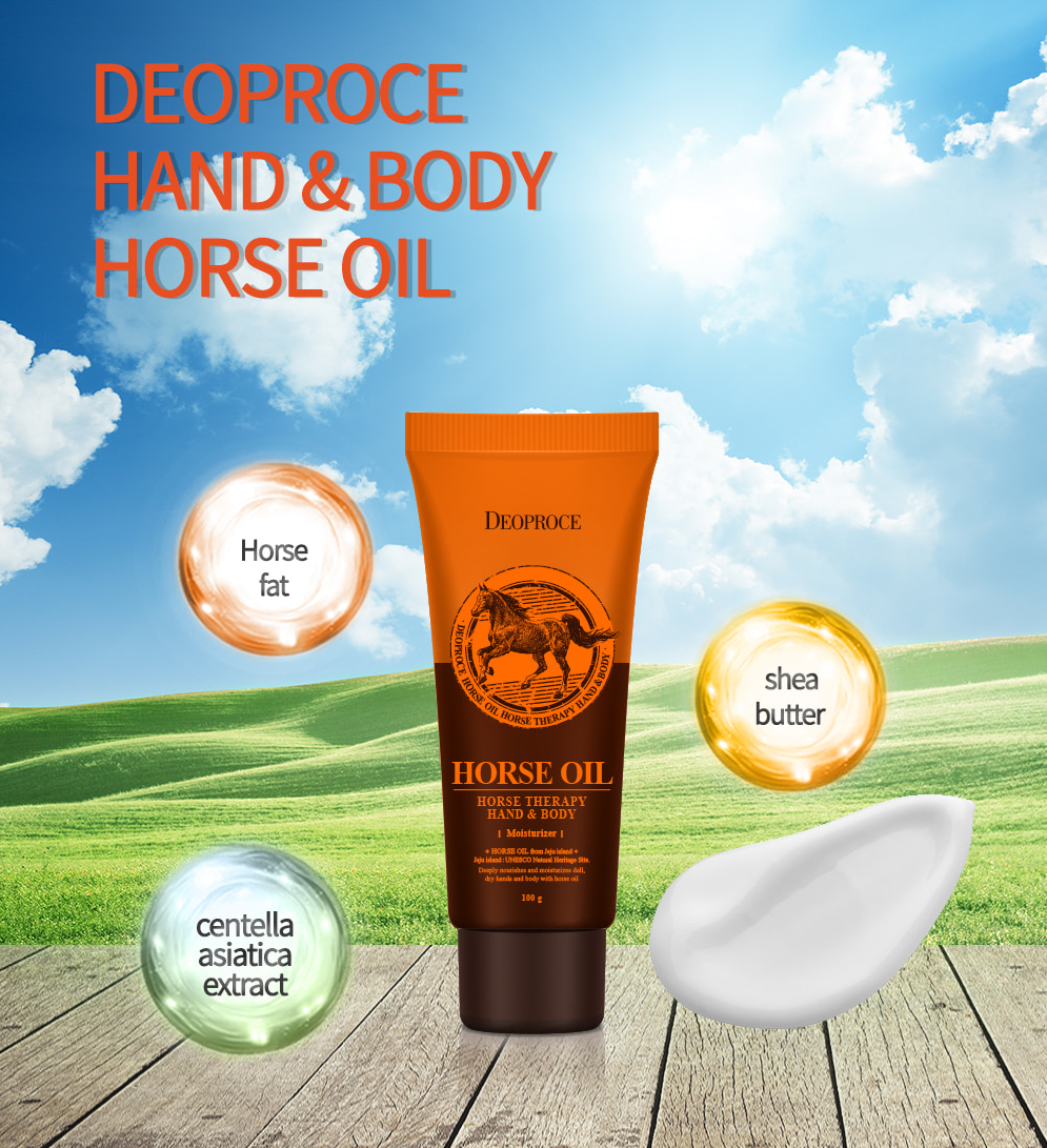 Deoproce Hand & Body Horse Oil 100ml