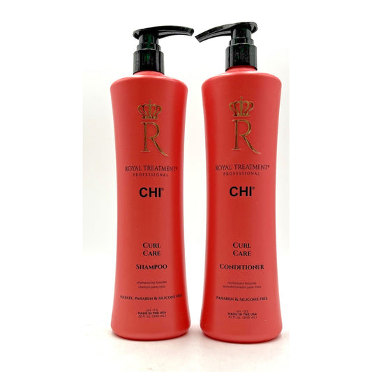 CHI Royal Treatment Curl Care Essential Shampoo & Conditioner 32 oz Duo