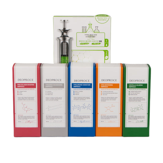 Korean Skincare Colorful Ampoule Gift Set, Spa Kit, K-Beauty, Birthday, Holiday