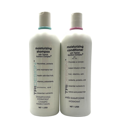 TRI TRIDESIGN Moisturizing Shampoo & Conditioner 33.8 fl.oz Duo