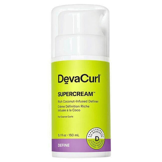 DevaCurl SuperCream Rich Coconut-Infused Definer 5.1oz for Coarse Curls