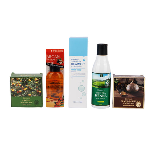 Korean Hair Care Aqua Therapy Gift Set, Spa Kit, K-Beauty, Birthday, Holiday