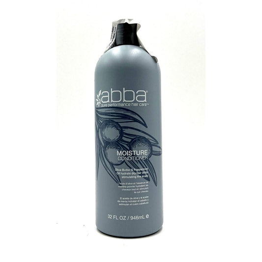 Abba Moisture Conditioner Olive Butter & Peppermint Oil Hydrate Dry Hair 32 oz