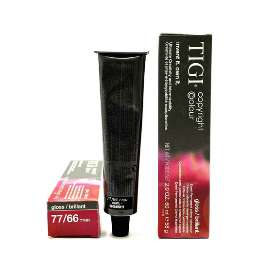 TIGI Gloss Brillant Demi-Permanent Creme Intense Red Blonde 2 oz-2 Pack