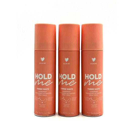 DesignMe Hold.Me Three Ways Hairspray 2 oz-Pack of 3
