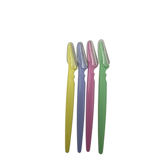 Diane Eyebrow Razor 4 Pack with Different Colors