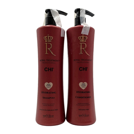 CHI Royal Treatment Hydrating Shampoo & Conditioner 32 oz Duo-New Package