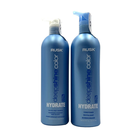 Rusk Deepshine Color Hydrate Sulfate-Free Shampoo & Conditioner 25 oz