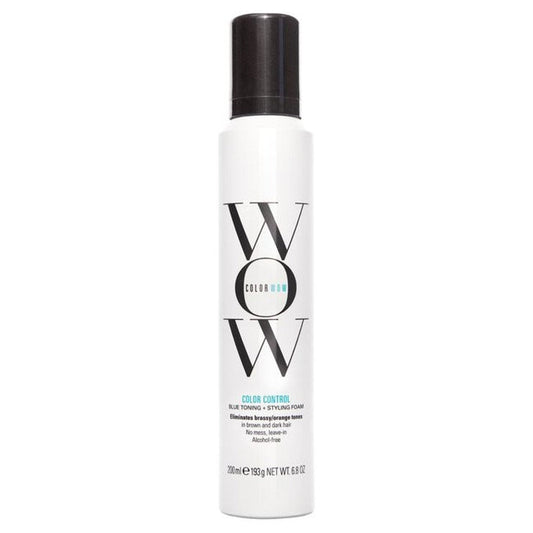 Color Wow Color Control Blue Toning + Styling Foam for Dark Hair 6.8 fl.oz