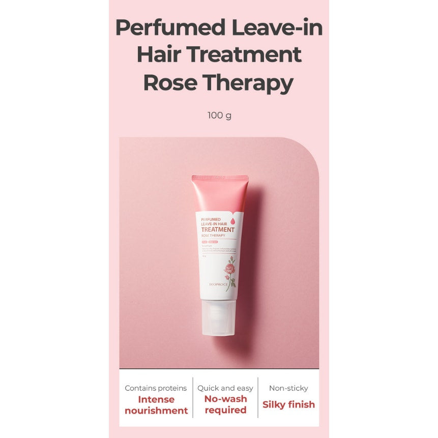 Deoproce Perfumed Leave-In Hair Treatment - Rose Therapy 100g