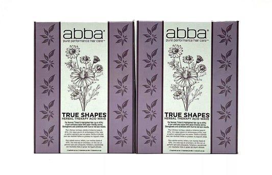 Abba True Shapes Herbal Therapy Acid Wave/Normal,Tinted, Highlighted Hair-2 Pack