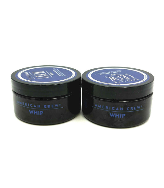 American Crew Whip-Light Hold/Natural Shine Styling Cream 3 oz-2 Pack